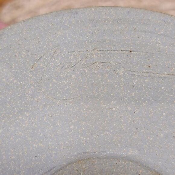 Vintage David Norton Handmade Pottery Vegetable/Seafood Steamer Signed - Picture 9 of 12